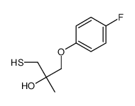 1-(4-fluorophenoxy)-2-methyl-3-sulfanylpropan-2-ol Structure