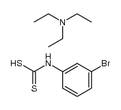 (3-bromo-phenyl)-dithiocarbamic acid , compound with triethylamine结构式