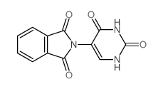 2-(2,4-dioxo-1H-pyrimidin-5-yl)isoindole-1,3-dione结构式