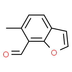 7-Benzofurancarboxaldehyde,6-methyl- structure