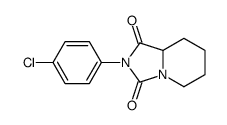 2-(4-chlorophenyl)-6,7,8,8a-tetrahydro-5H-imidazo[1,5-a]pyridine-1,3-dione结构式