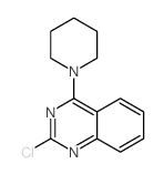2-氯-4-(哌啶-1-基)喹唑啉结构式