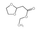 1,3-Dioxolane-2-aceticacid, ethyl ester Structure