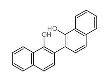 [2,2'-Binaphthalene]-1,1'-diol结构式