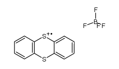 thianthrenium tetrafluoroborate Structure