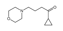 1-cyclopropyl-4-morpholin-4-ylbutan-1-one结构式
