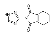 2-(1H-1,2,4-triazol-5-yl)-4,5,6,7-tetrahydroisoindole-1,3-dione结构式