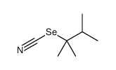 2,3-dimethylbutan-2-yl selenocyanate Structure