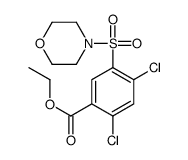 ethyl 2,4-dichloro-5-morpholin-4-ylsulfonylbenzoate结构式