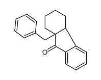 9a-benzyl-2,3,4,4a-tetrahydro-1H-fluoren-9-one结构式