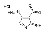 5-amino-4-nitro-1H-pyrazole-3-diazonium,chloride Structure
