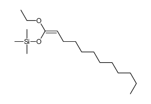 1-ethoxydodec-1-enoxy(trimethyl)silane Structure