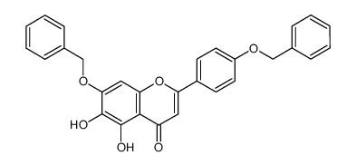 4',7-dibenzyl scutellarein结构式