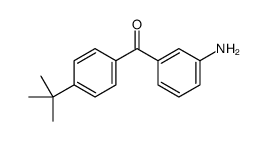 (3-aminophenyl)-(4-tert-butylphenyl)methanone结构式