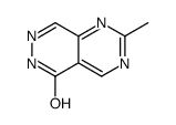 2-methyl-6H-pyrimido[4,5-d]pyridazin-5-one结构式
