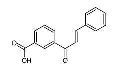 3-(3-phenylprop-2-enoyl)benzoic acid Structure