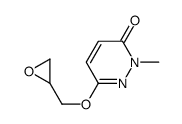 2-methyl-6-(oxiran-2-ylmethoxy)pyridazin-3-one Structure