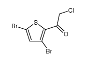 2-chloro-1-(3,5-dibromo-thiophen-2-yl)-ethanone结构式