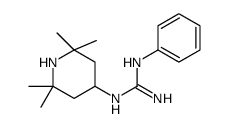 1-phenyl-2-(2,2,6,6-tetramethylpiperidin-4-yl)guanidine结构式