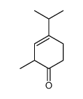 2-methyl-4-propan-2-ylcyclohex-3-en-1-one结构式