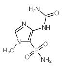 (1-methyl-5-sulfamoyl-imidazol-4-yl)urea结构式