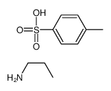 4-methylbenzenesulfonic acid,propan-1-amine结构式