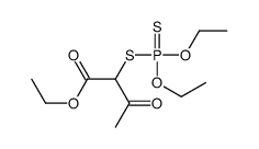 ethyl 2-diethoxyphosphinothioylsulfanyl-3-oxobutanoate Structure