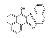 N-(1-hydroxy-3-oxophenalen-2-yl)-3-phenylprop-2-enamide结构式