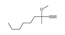 3-methoxy-3-methylnon-1-yne结构式