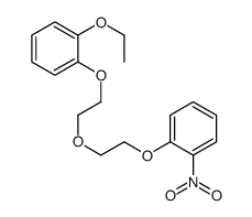 1-[2-[2-(2-ethoxyphenoxy)ethoxy]ethoxy]-2-nitrobenzene Structure