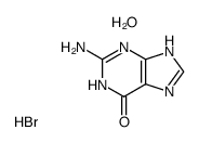 Guanin-Hydrobromid-Monohydrat Structure