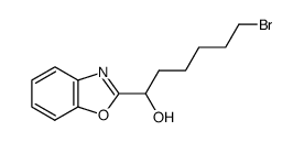 1-(1,3-benzoxazol-2-yl)-6-bromohexan-1-ol Structure