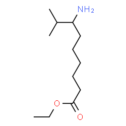 ethyl ()-7-amino-8-methylnonan-1-oate结构式
