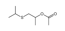2-(isopropylthio)-1-methylethyl acetate Structure