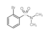 2-BROMO-N,N-DIMETHYLBENZENESULPHONAMIDE Structure