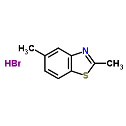 Benzothiazole, 2,5-dimethyl-, hydrobromide (9CI) structure