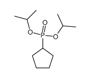 O,O-diisopropyl cyclopentylphosphonate Structure