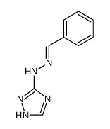 benzaldehyde (1H-[1,2,4]triazol-3-yl)-hydrazone Structure