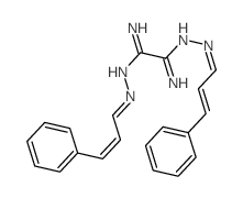 N1,N2-bis(cinnamylideneamino)ethanediimidamide Structure