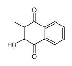 2-hydroxy-3-methyl-2,3-dihydronaphthalene-1,4-dione结构式