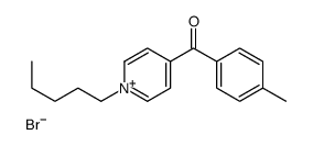 (4-methylphenyl)-(1-pentylpyridin-1-ium-4-yl)methanone,bromide结构式
