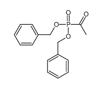 1-bis(phenylmethoxy)phosphorylethanone结构式