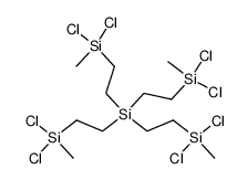 tetra-2-(dichloromethylsilyl)ethylsilane Structure