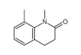 1,8-dimethyl-1,2,3,4-tetrahydroquinolin-2-one Structure