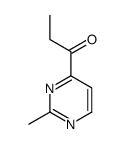 1-Propanone, 1-(2-methyl-4-pyrimidinyl)- (9CI) picture