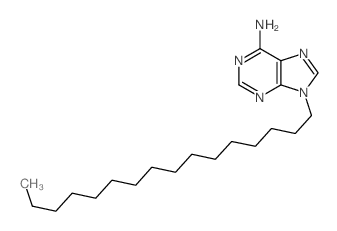 9-hexadecylpurin-6-amine Structure