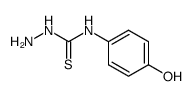 4-(4-hydroxyphenyl)-3-thiosemicarbazide结构式