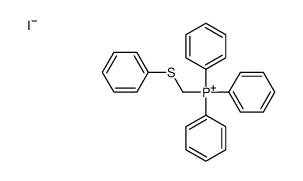 triphenyl(phenylsulfanylmethyl)phosphanium,iodide Structure