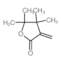 2(3H)-Furanone,dihydro-4,4,5,5-tetramethyl-3-methylene-结构式