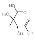 1,2-dimethylcyclopropane-1,2-dicarboxylic acid Structure